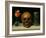 Vanitas, allegory of fleeting time with skull and hour-glass. Oil on canvas.-Philippe De Champaigne-Framed Giclee Print