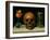 Vanitas, allegory of fleeting time with skull and hour-glass. Oil on canvas.-Philippe De Champaigne-Framed Giclee Print