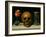 Vanitas, allegory of fleeting time with skull and hour-glass. Oil on canvas.-Philippe De Champaigne-Framed Giclee Print