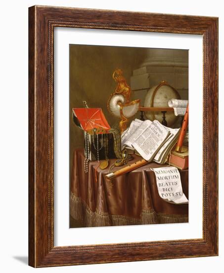 Vanitas, (An Allegorical Still-Life)-Edwaert Colyer-Framed Photographic Print