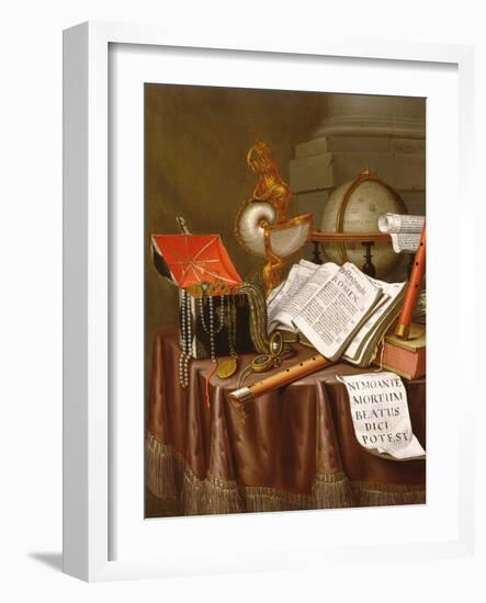 Vanitas, (An Allegorical Still-Life)-Edwaert Colyer-Framed Photographic Print