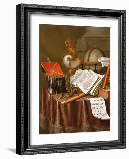 Vanitas, (An Allegorical Still-Life)-Edwaert Colyer-Framed Photographic Print