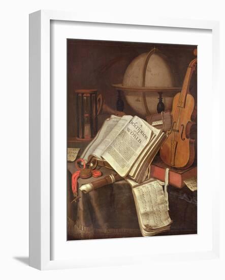 Vanitas, (An Allegorical Still-Life)-Edwaert Colyer or Collier-Framed Giclee Print