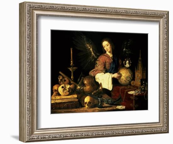 Vanitas, circa 1634-Antonio Pereda y Salgado-Framed Giclee Print