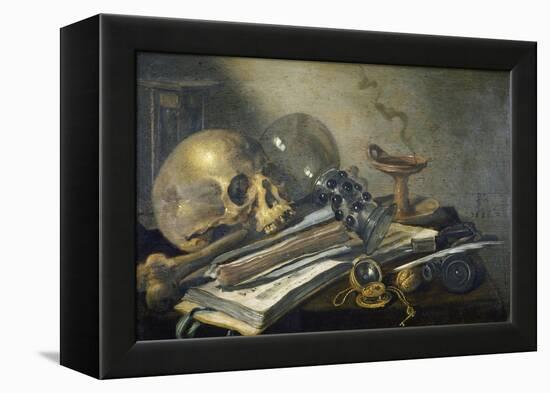 Vanitas Still Life , 1656-Pieter Claesz-Framed Premier Image Canvas