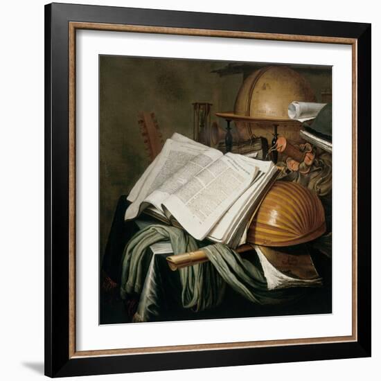Vanitas Still Life, 17Th-18Th Century (Oil on Canvas)-Edwaert Colyer or Collier-Framed Giclee Print
