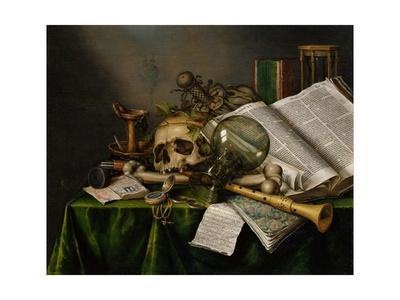 Vanitas by Edward Collier Fine Art Giclee Canvas Print