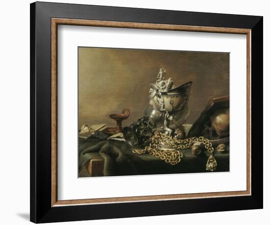 Vanitas Still-Life with Nautilus Cup, 1634-Pieter de Hooch-Framed Giclee Print