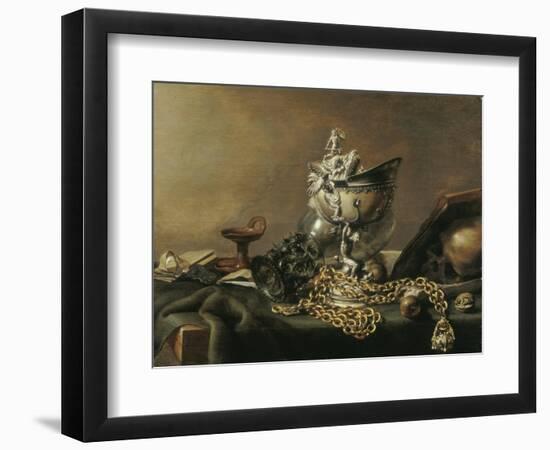 Vanitas Still-Life with Nautilus Cup, 1634-Pieter de Hooch-Framed Giclee Print