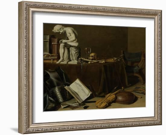 Vanitas Still Life with the Spinario-Pieter Claesz-Framed Art Print