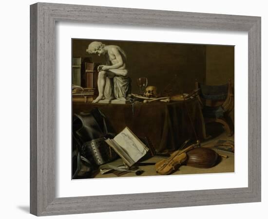 Vanitas Still Life with the Spinario-Pieter Claesz-Framed Art Print