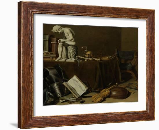 Vanitas Still Life with the Spinario-Pieter Claesz-Framed Art Print