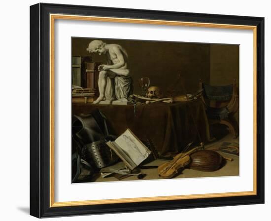 Vanitas Still Life with the Spinario-Pieter Claesz-Framed Art Print