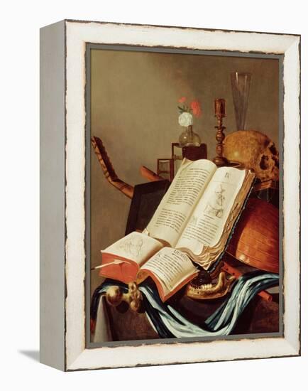 Vanitas Still Life-Edwaert Collier-Framed Premier Image Canvas