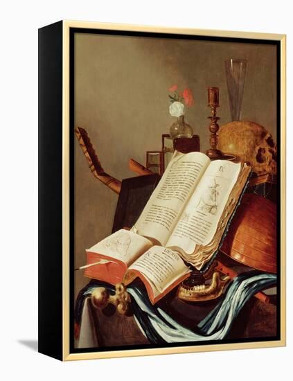 Vanitas Still Life-Edwaert Collier-Framed Premier Image Canvas