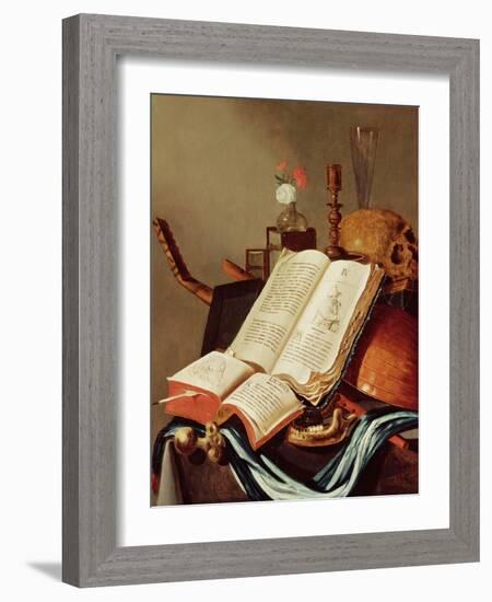 Vanitas Still Life-Edwaert Collier-Framed Giclee Print