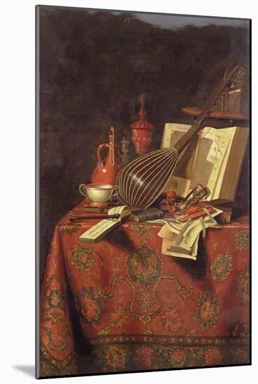 Vanitas Still Life-Pieter Gerritsz. van Roestraten-Mounted Giclee Print