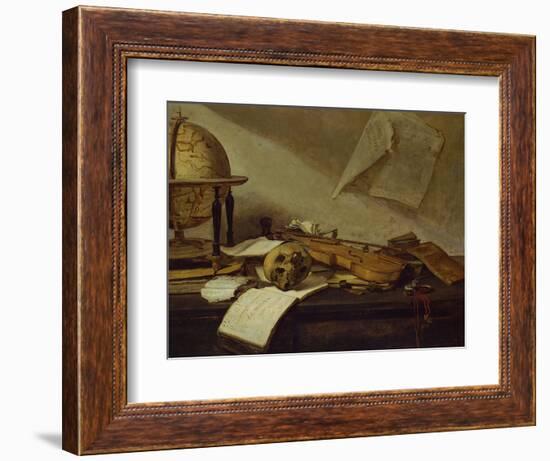 Vanite du Savoir - Vanity of knowledge-David Teniers the Younger-Framed Giclee Print