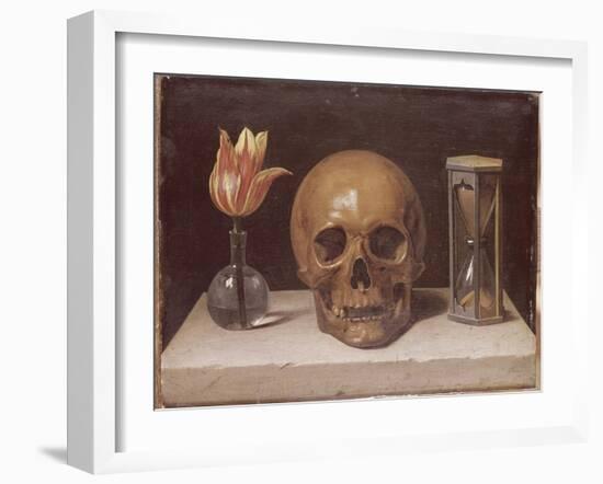 Vanité-Philippe De Champaigne-Framed Premium Giclee Print