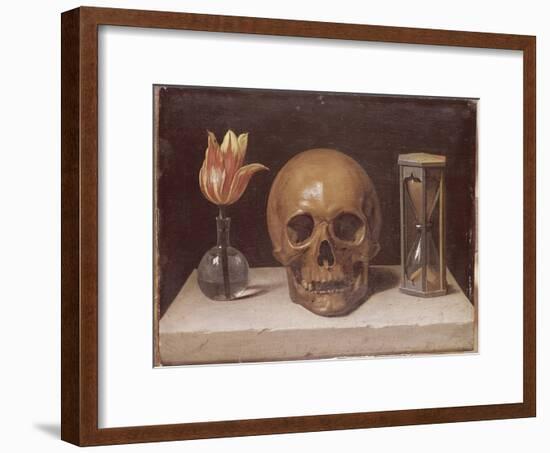 Vanité-Philippe De Champaigne-Framed Premium Giclee Print