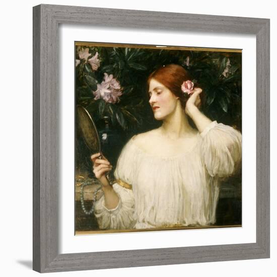 Vanity, C.1908-10-John William Waterhouse-Framed Giclee Print