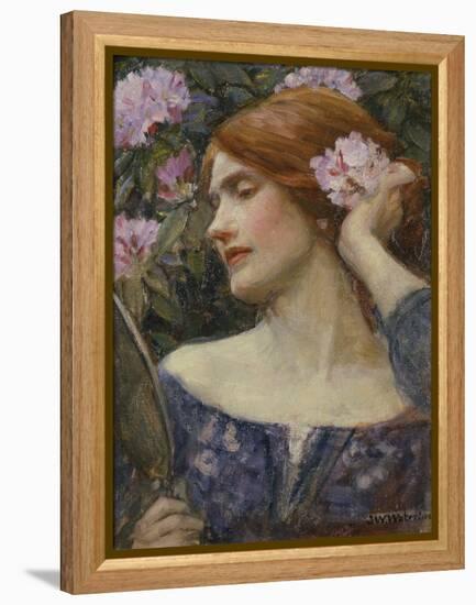 Vanity, C.1910 (Oil on Canvas)-John William Waterhouse-Framed Premier Image Canvas