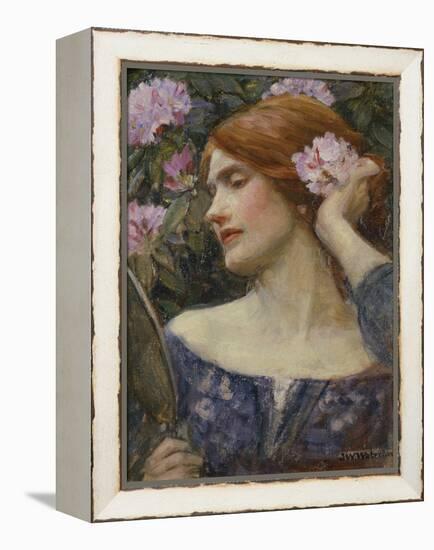 Vanity, C.1910 (Oil on Canvas)-John William Waterhouse-Framed Premier Image Canvas