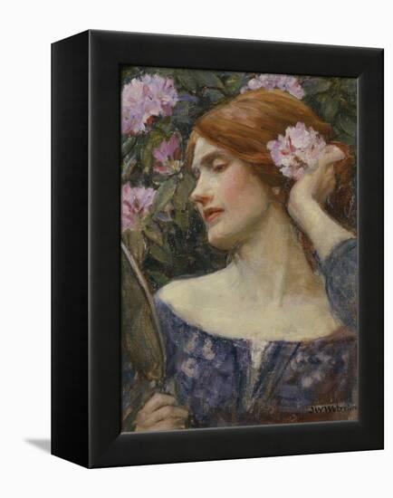 Vanity, C.1910 (Oil on Canvas)-John William Waterhouse-Framed Premier Image Canvas