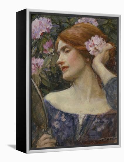 Vanity, C.1910 (Oil on Canvas)-John William Waterhouse-Framed Premier Image Canvas