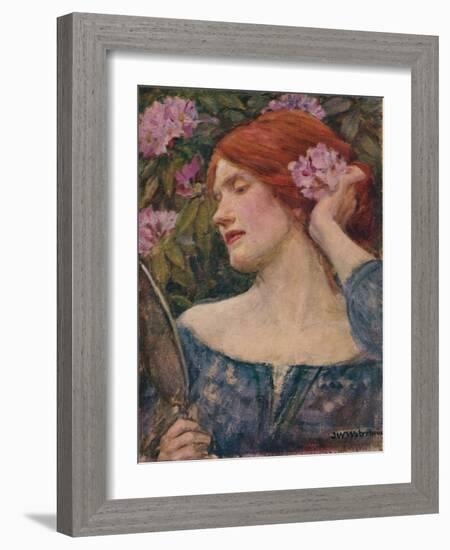 'Vanity', c1910-John William Waterhouse-Framed Giclee Print