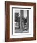 Vanity Fair - August 1920 - Teresa Duncan Leans on Column-Arnold Genthe-Framed Premium Photographic Print
