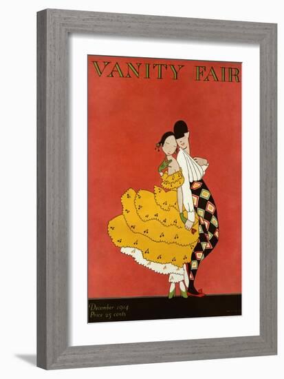 Vanity Fair Cover - December 1914-A. H. Fish-Framed Premium Giclee Print