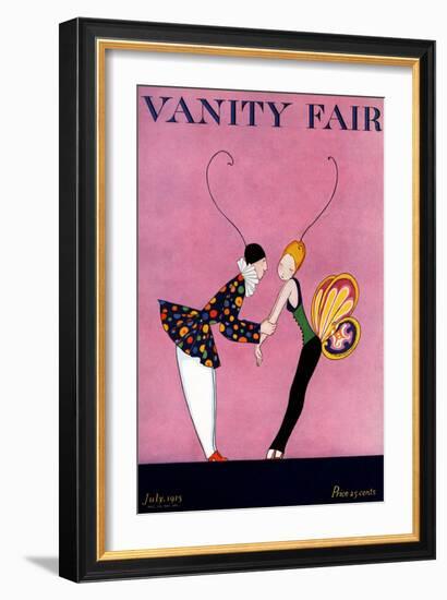 Vanity Fair Cover - July 1915-A. H. Fish & Arthur H. Finley-Framed Premium Giclee Print
