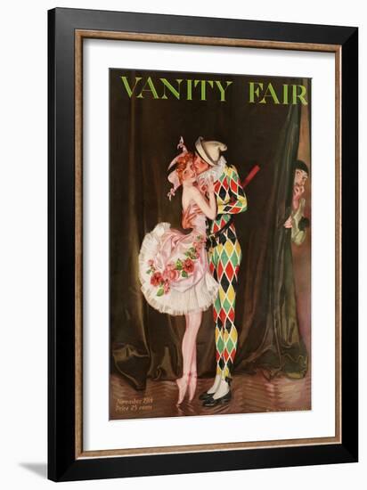 Vanity Fair Cover - November 1914-Frank X. Leyendecker-Framed Premium Giclee Print