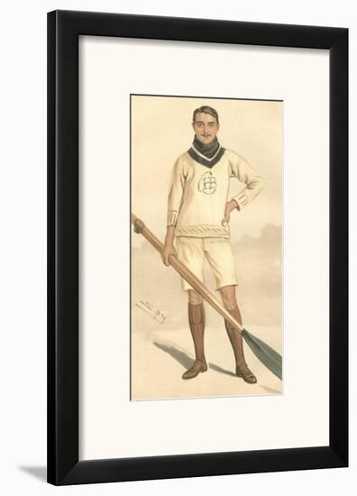 Vanity Fair Rowing-Spy (Leslie M^ Ward)-Framed Art Print