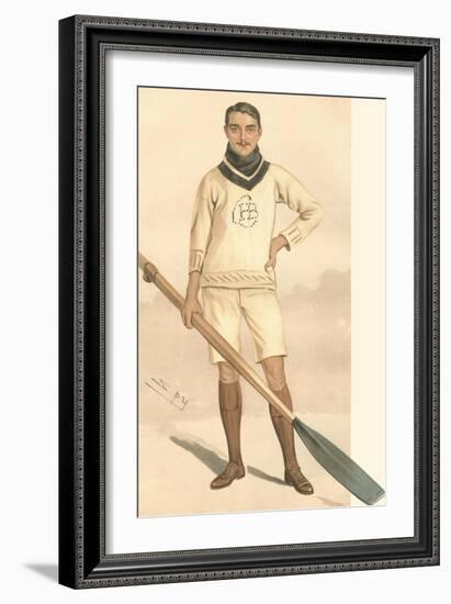 Vanity Fair Rowing-Spy-Framed Art Print