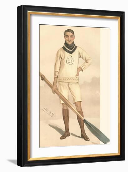 Vanity Fair Rowing-Spy-Framed Art Print