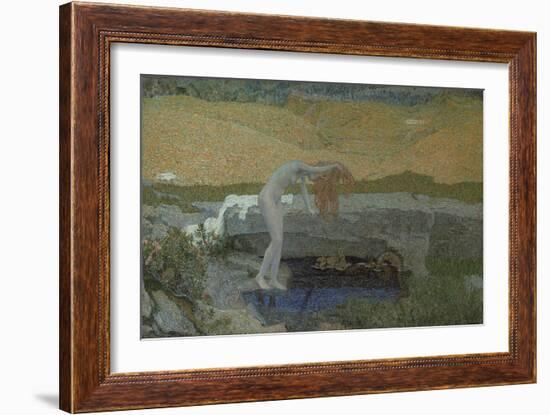 Vanity (La Vanit), 1897-Giovanni Segantini-Framed Giclee Print