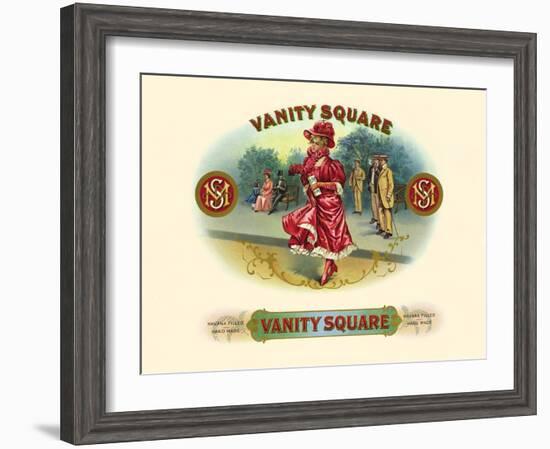 Vanity Square-Haywood, Strasser & Voigt Litho-Framed Art Print