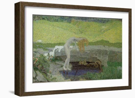 Vanity (The Source of Evi)-Giovanni Segantini-Framed Giclee Print