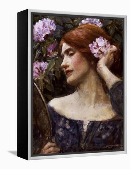 Vanity (Vanitas)-John William Waterhouse-Framed Premier Image Canvas