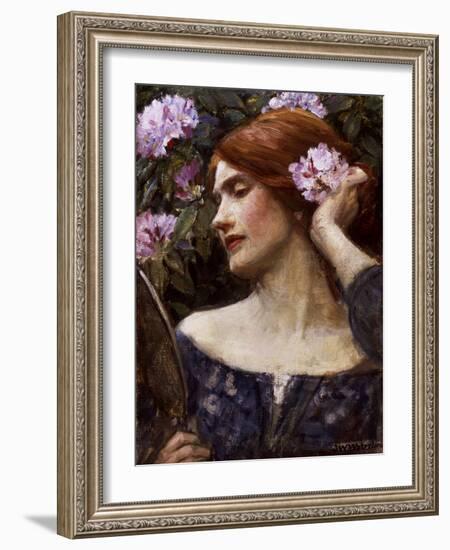 Vanity (Vanitas)-John William Waterhouse-Framed Giclee Print