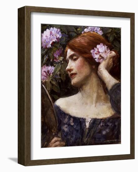 Vanity (Vanitas)-John William Waterhouse-Framed Giclee Print