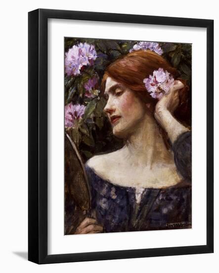 Vanity (Vanitas)-John William Waterhouse-Framed Giclee Print