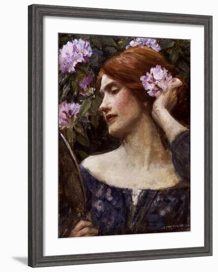 Vanity (Vanitas)-John William Waterhouse-Framed Giclee Print