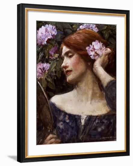 Vanity (Vanitas)-John William Waterhouse-Framed Giclee Print