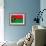Vanuatu Flag Design with Wood Patterning - Flags of the World Series-Philippe Hugonnard-Framed Art Print displayed on a wall
