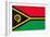 Vanuatu Flag Design with Wood Patterning - Flags of the World Series-Philippe Hugonnard-Framed Art Print