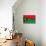 Vanuatu Flag Design with Wood Patterning - Flags of the World Series-Philippe Hugonnard-Mounted Art Print displayed on a wall