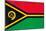 Vanuatu Flag Design with Wood Patterning - Flags of the World Series-Philippe Hugonnard-Mounted Art Print